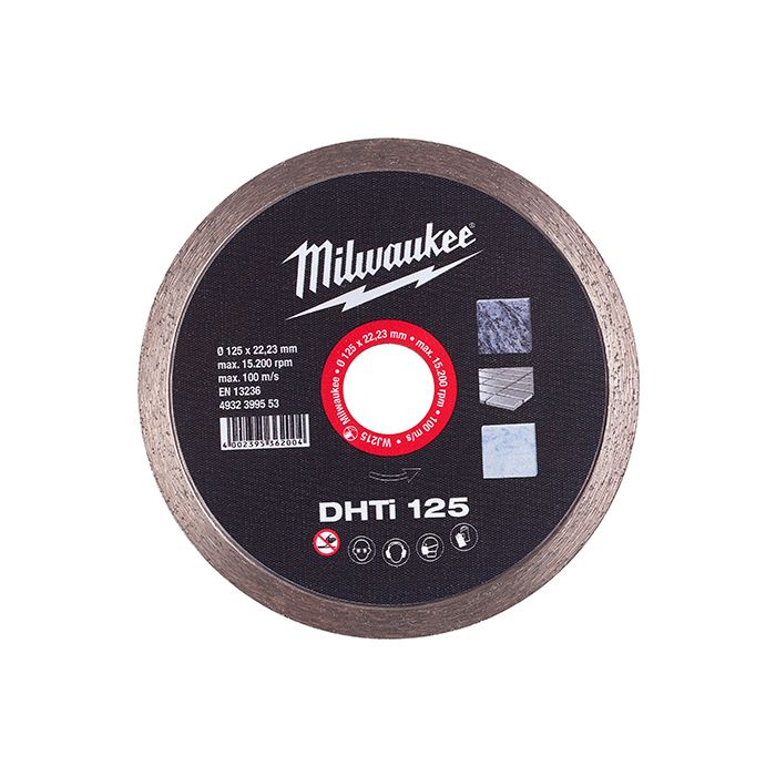 Диск алмазний MILWAUKEE, DHTI 125, діаметр 125мм (4932399553)