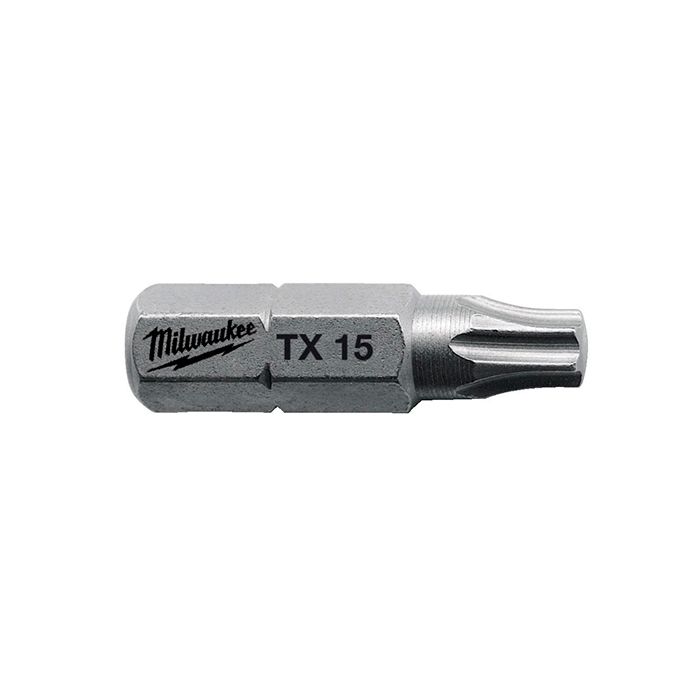 Біта MILWAUKEE, TX20, 25мм, (25шт), пластикова коробка (4932399596)