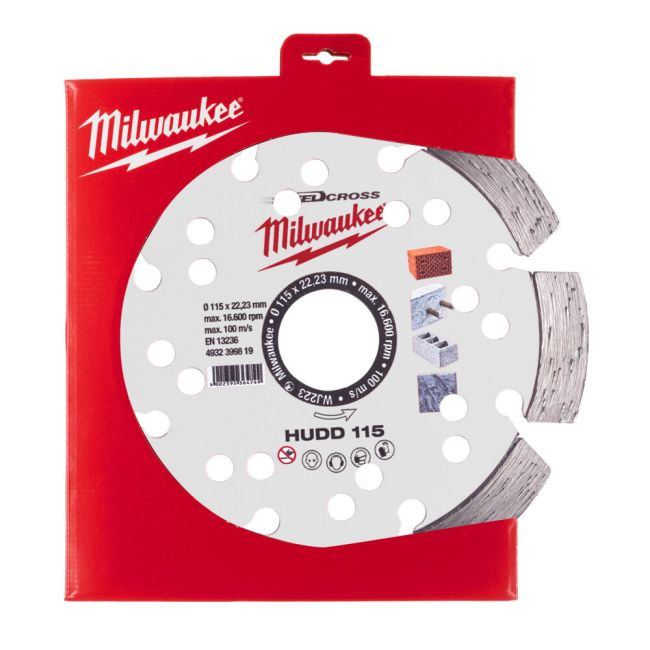 Диск алмазний Speedcross MILWAUKEE HUDD 115, діаметр 115мм (залізобетон, граніт) (4932399819)