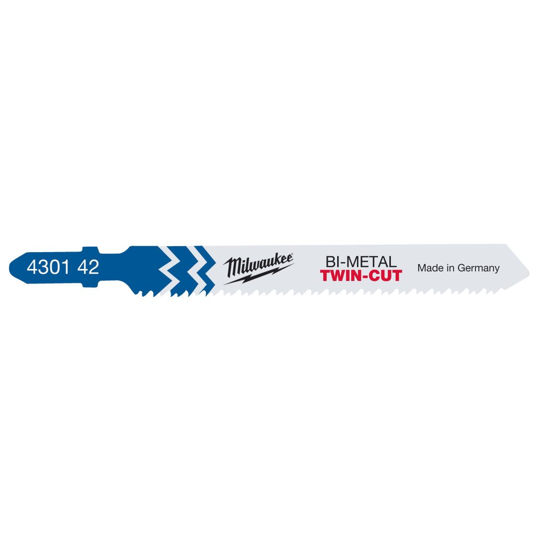 Полотна для лобзиків T123XF Bi-Metal TWIN CUT MILWAUKEE, 91х2,5/1,8 мм, (5шт), (універсальні) (4932430142)