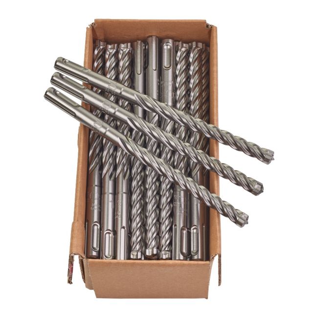 Бур SDS-PLUS MX4 MILWAUKEE, діаметр 10,0х165х100мм, (50шт), пластикова коробка (4932430441)