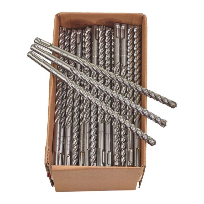 Бур SDS-PLUS MX4 MILWAUKEE, діаметр 10,0х215х150мм, (50шт), пластикова коробка (4932430442)
