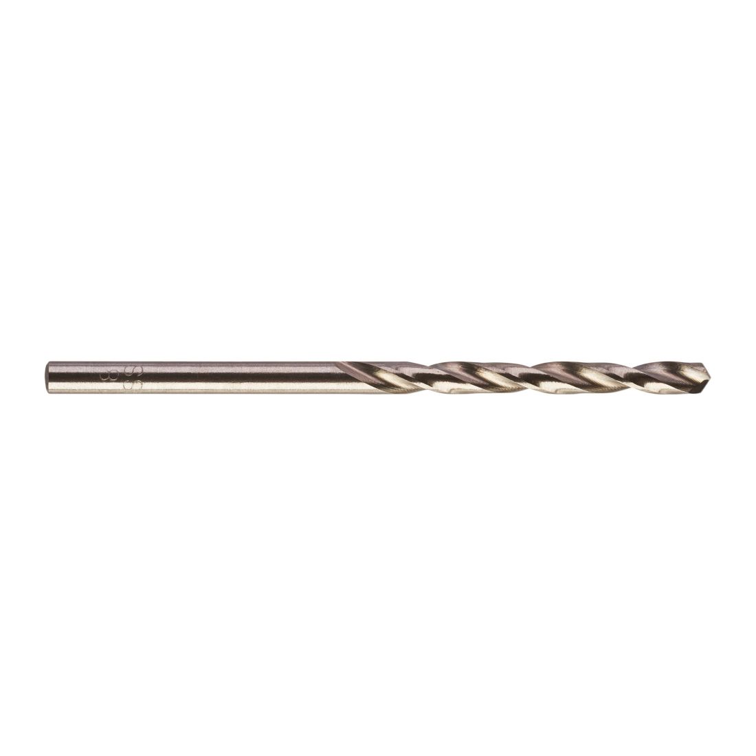 Свердло по металу THUNDERWEB HSS-G MILWAUKEE DIN338, діаметр 3,8x75х43мм, (10шт), пластикова коробка (4932430547)