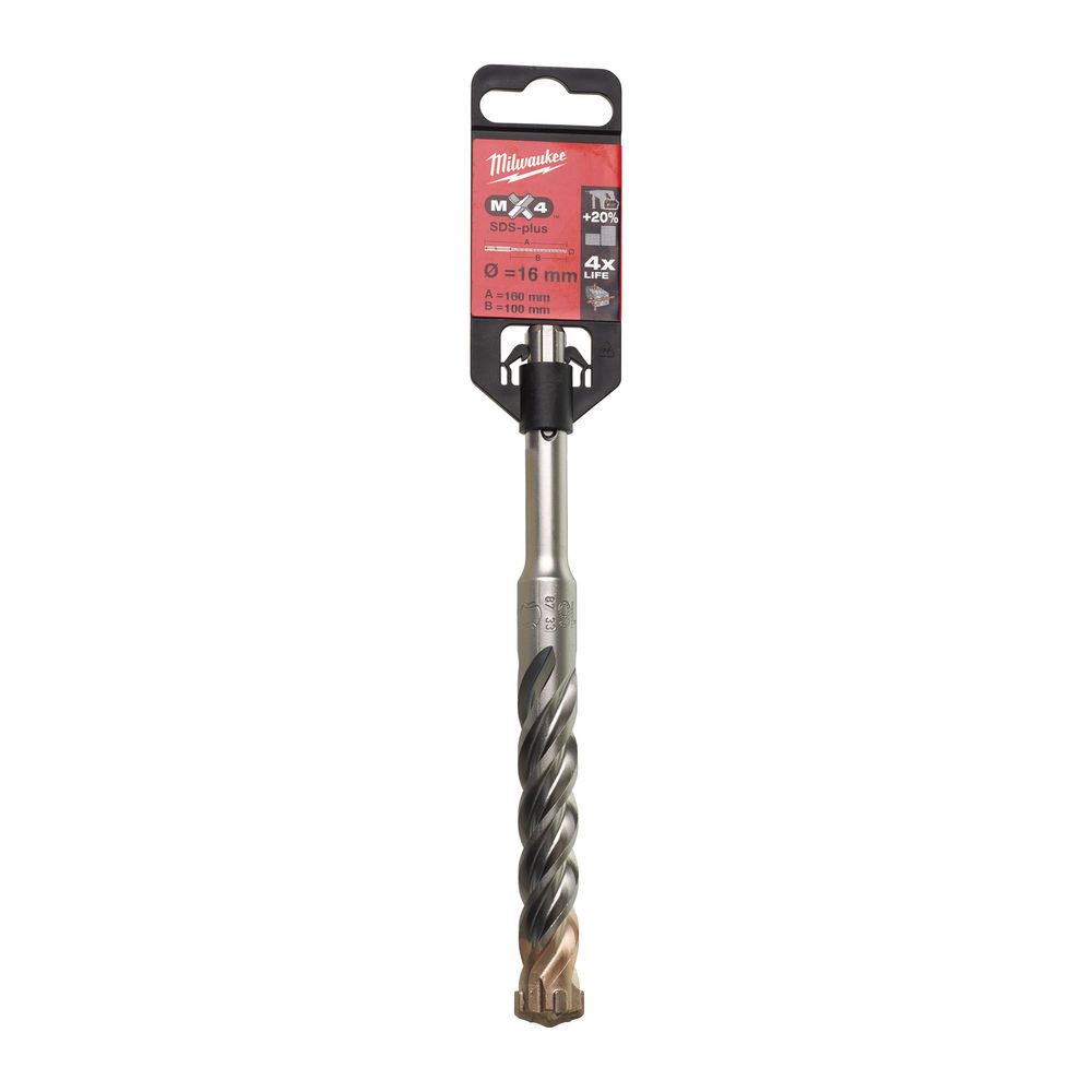 Бур Milwaukee SDS-PLUS MX4 16x160 мм (4932430726)