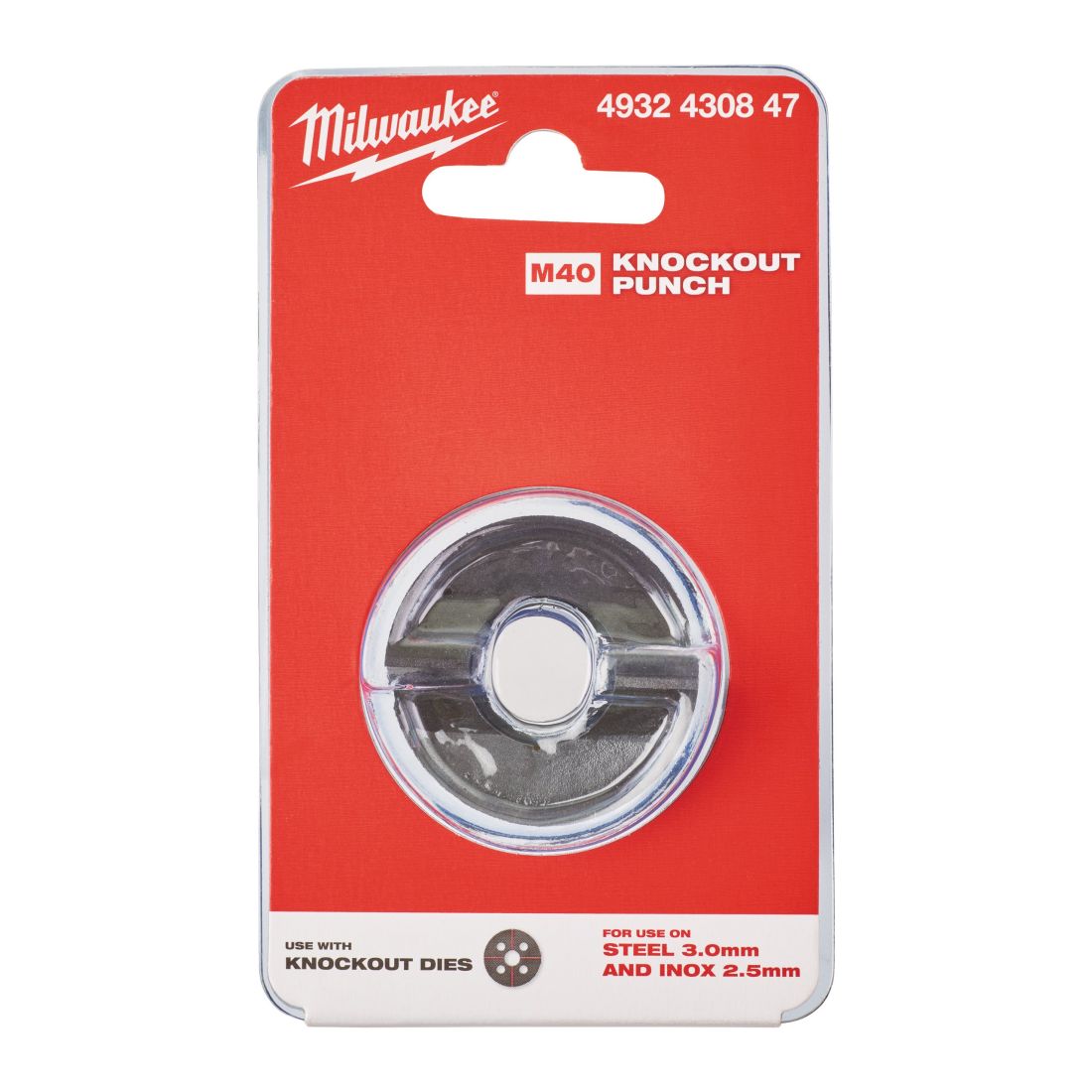 Пробійник металу MILWAUKEE, M40 (для M18 HKP) (4932430847)