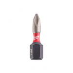 Біта SHOCKWAVE MILWAUKEE, PZ2, 25мм, (2шт) (4932430863)
