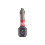 Біта SHOCKWAVE MILWAUKEE, PZ3, 25мм, (25шт), пластикова коробка (4932430869)