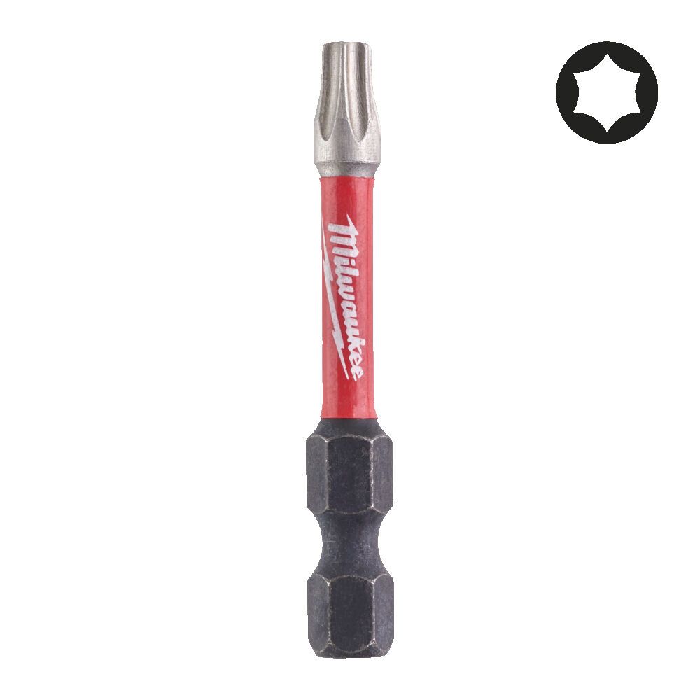 Бита Milwaukee Shockwave TX25 50 мм, 10 шт (4932430882)