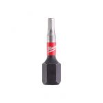 Біта SHOCKWAVE MILWAUKEE, Hex2,5, 25мм, (2шт) (4932430893)
