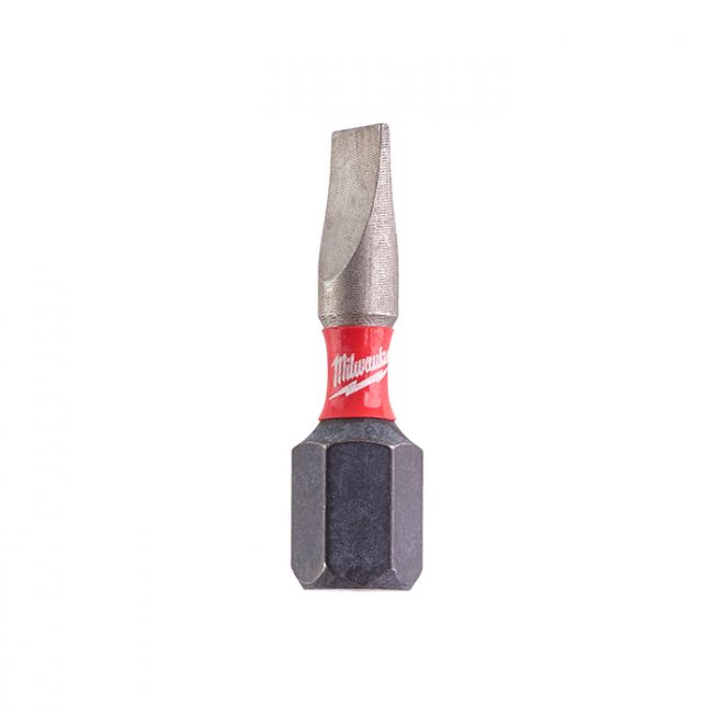 Біта SHOCKWAVE MILWAUKEE, SL1,2x6,5, 25мм, (2шт) (4932430903)