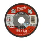 Диск відрізний по металу MILWAUKEE, SCS 41/115х1 PRO+, діаметр 115мм (4932451484)