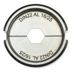 Матриця обжимна MILWAUKEE для кабелів та конекторів, DIN22 ALU 16/2 (4932451771)