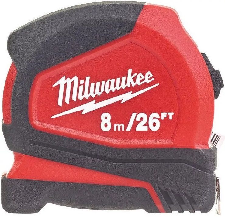 Рулетка Pro Compact MILWAUKEE, 8м/26фт (25мм), (заміна на 4932498781) (4932459596)
