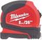 Рулетка Pro Compact MILWAUKEE, 8м/26фт (25мм), (заміна на 4932498781) (4932459596)