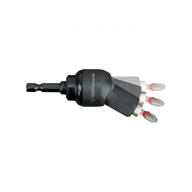Набір біт SHOCKWAVE MILWAUKEE з насадкою Knuckle (11шт) (4932459781)