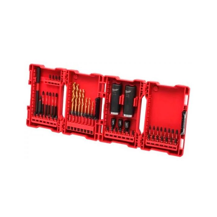 Набор бит и головок Milwaukee Shockwave 62 шт. (4932464168)