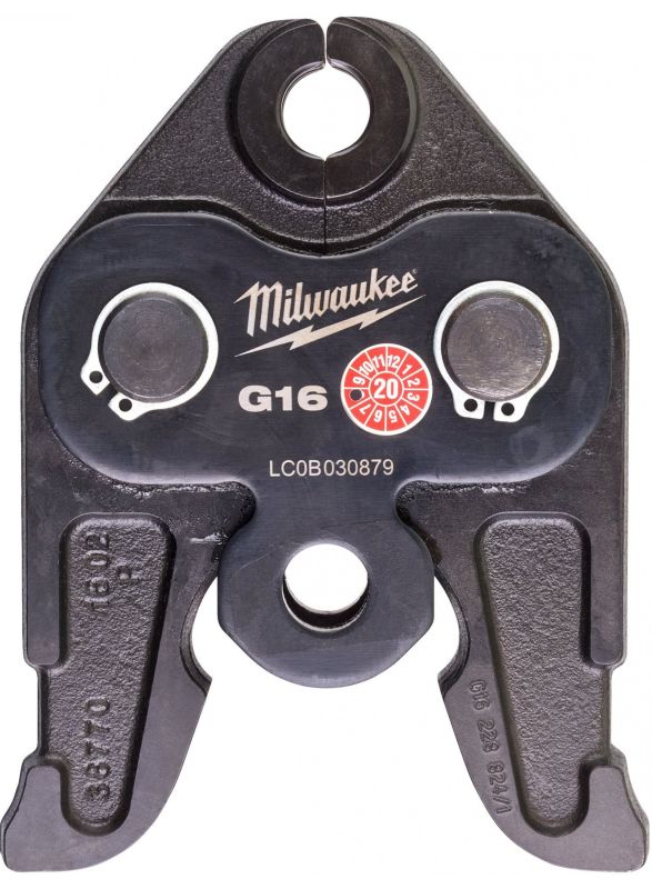 Пресс-кліщі змінні для опресовування труб MILWAUKEE, J18-G16 (4932464544)