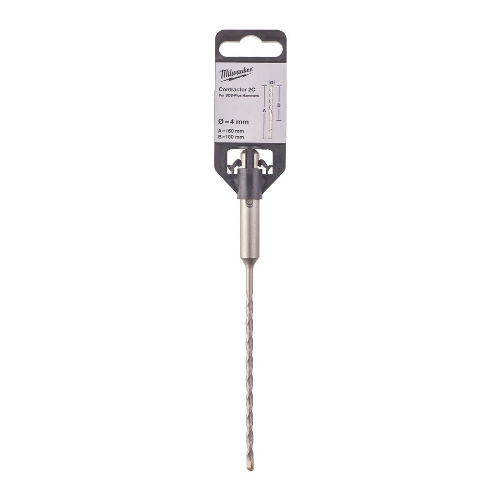 Бур SDS-PLUS Contractor MILWAUKEE діаметр 4x160х100мм (4932471211)