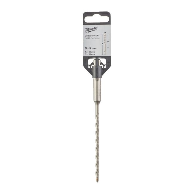 Бур SDS-PLUS Contractor MILWAUKEE діаметр 5x160х100мм (4932471214)