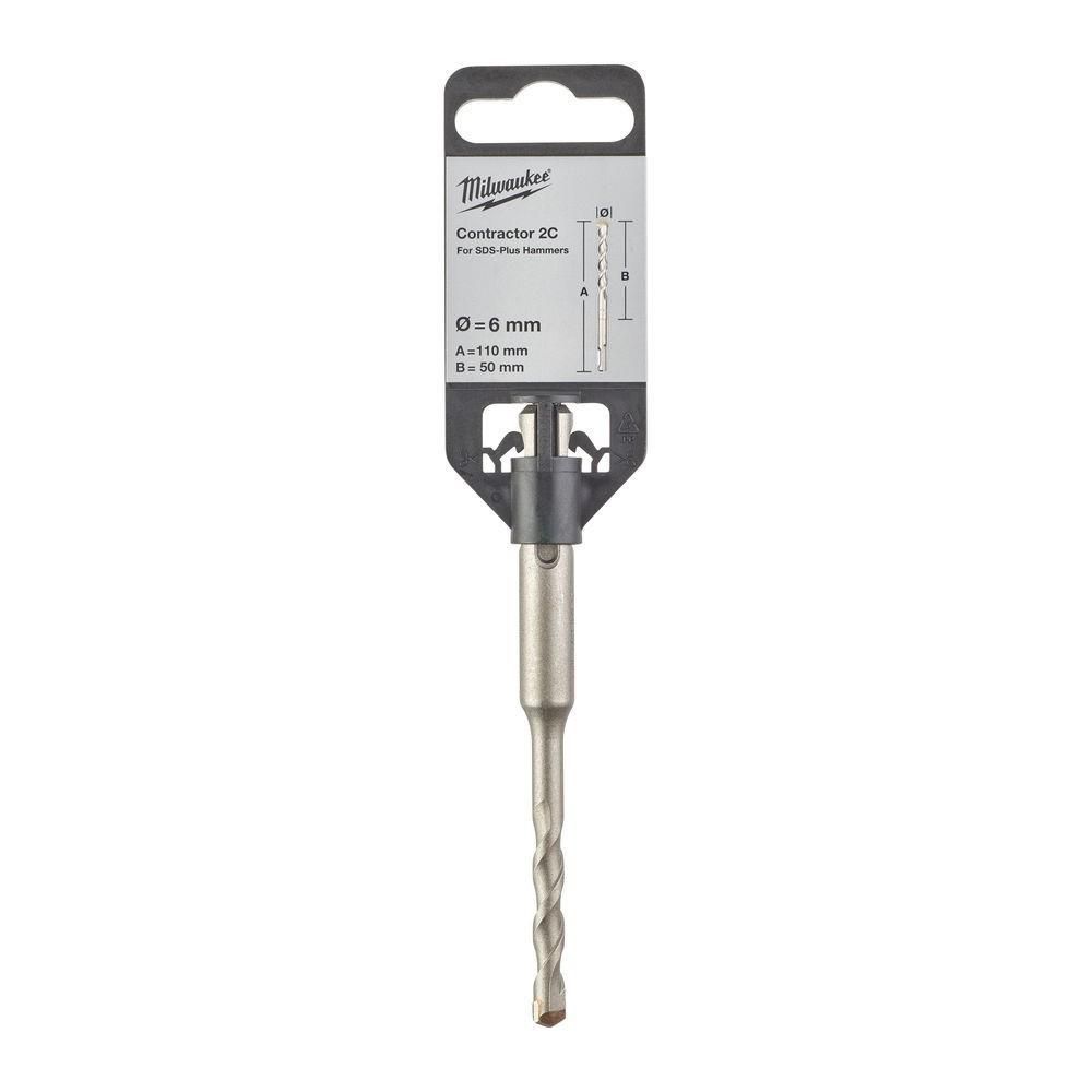 Бур SDS-PLUS Contractor MILWAUKEE діаметр 6x110х50мм (4932471217)
