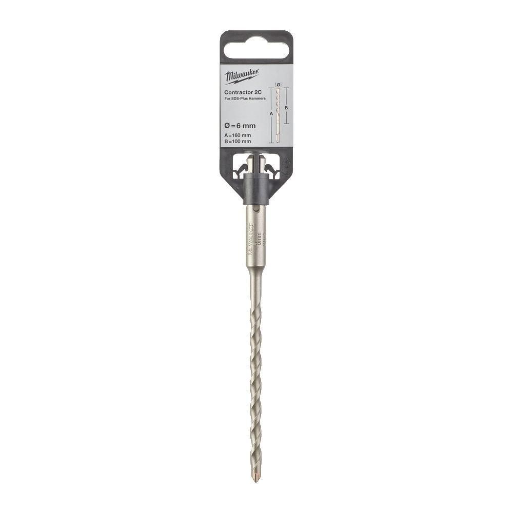 Бур SDS-PLUS Contractor MILWAUKEE діаметр 6x160х100мм (4932471218)