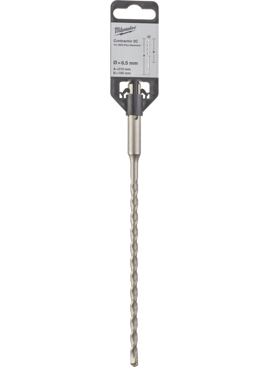 Бур SDS-PLUS Contractor MILWAUKEE діаметр 6,5x210х150мм (4932471222)