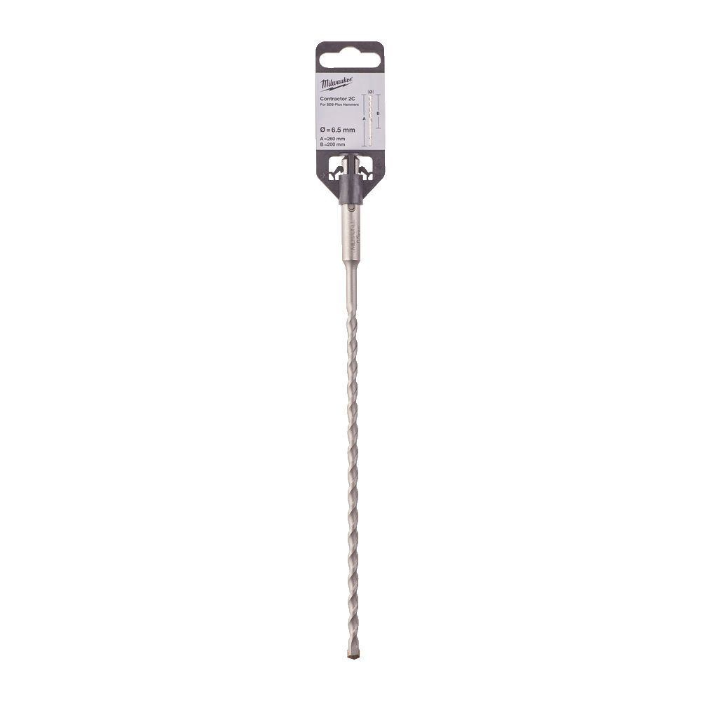 Бур SDS-PLUS Contractor MILWAUKEE діаметр 6,5x260х200мм (4932471223)