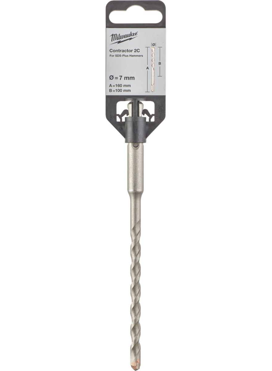 Бур SDS-PLUS Constactor MILWAUKEE діаметр 7x160х100мм (4932471225)