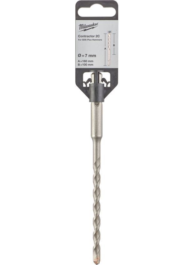 Бур SDS-PLUS Constactor MILWAUKEE діаметр 7x160х100мм (4932471225)