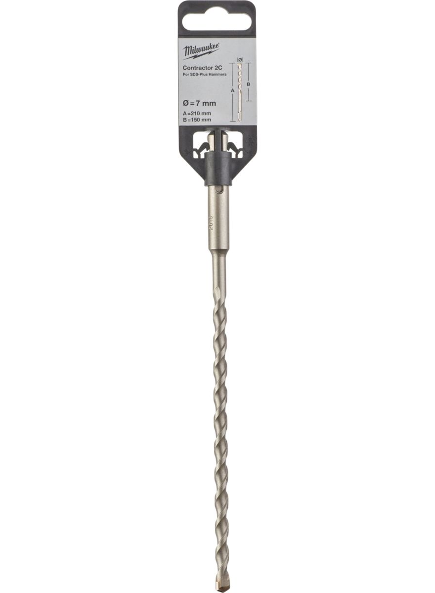 Бур SDS-PLUS Constactor MILWAUKEE діаметр 7x210х150мм (4932471226)