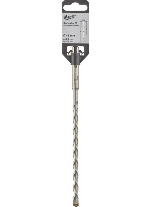 Бур SDS-PLUS Constactor MILWAUKEE діаметр 8x210х150мм (4932471229)