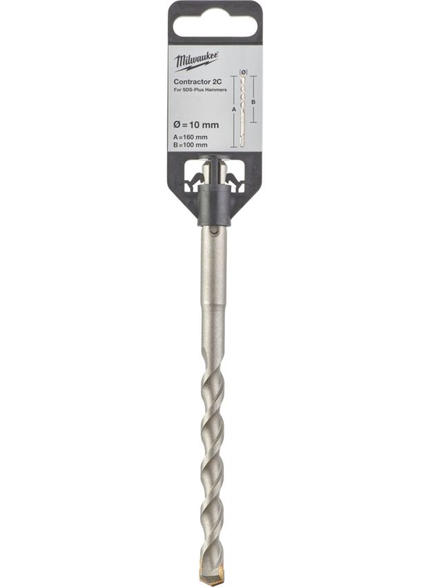 Бур SDS-PLUS Contractor MILWAUKEE діаметр 10x160х100мм (4932471233)