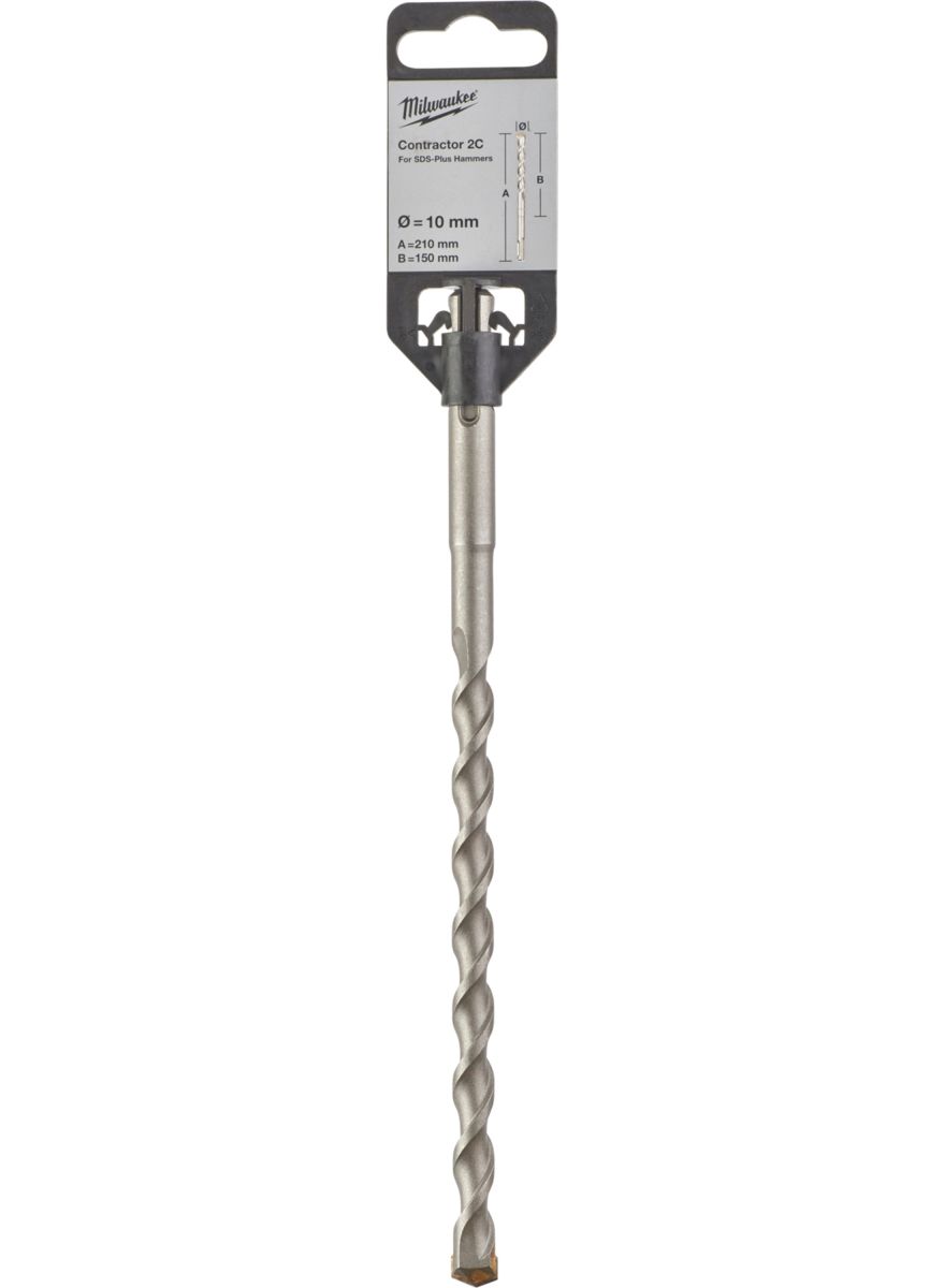 Бур SDS-PLUS Contractor MILWAUKEE діаметр 10x210х150мм (4932471234)