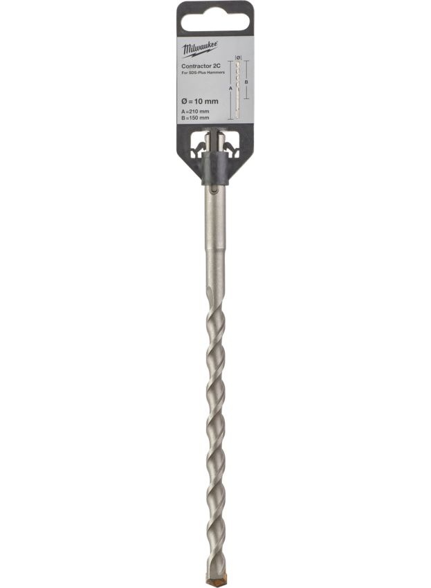 Бур SDS-PLUS Contractor MILWAUKEE діаметр 10x210х150мм (4932471234)