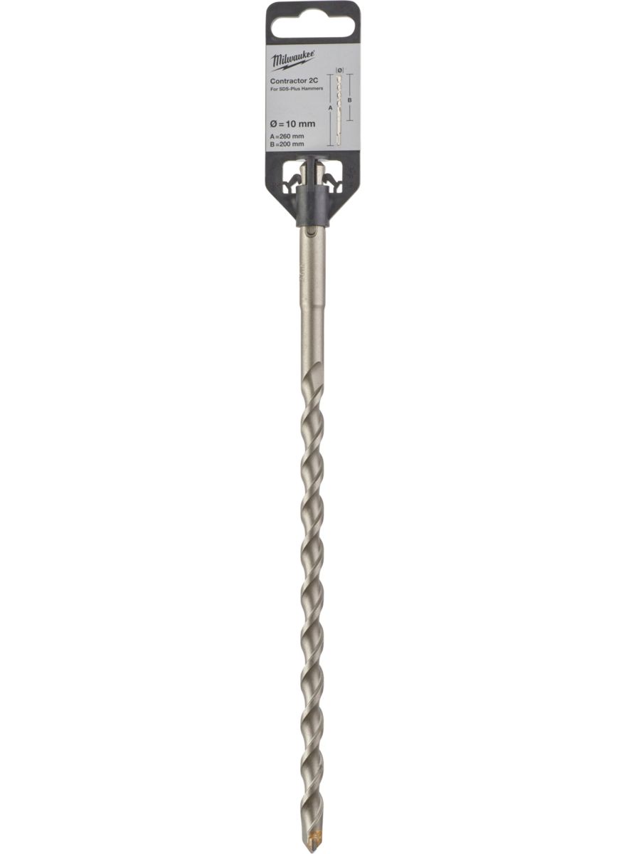 Бур SDS-PLUS Contractor MILWAUKEE діаметр 10x260х200мм (4932471235)