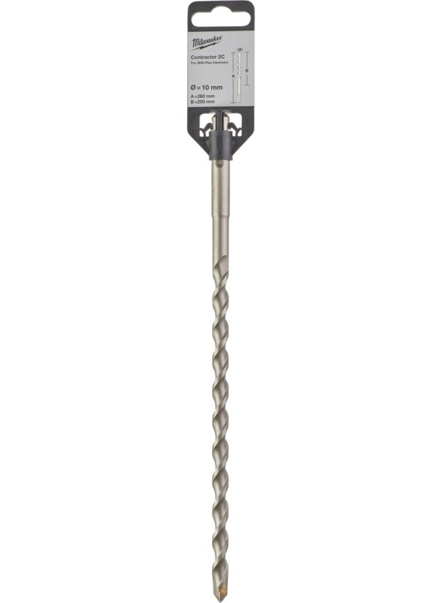 Бур SDS-PLUS Contractor MILWAUKEE діаметр 10x260х200мм (4932471235)