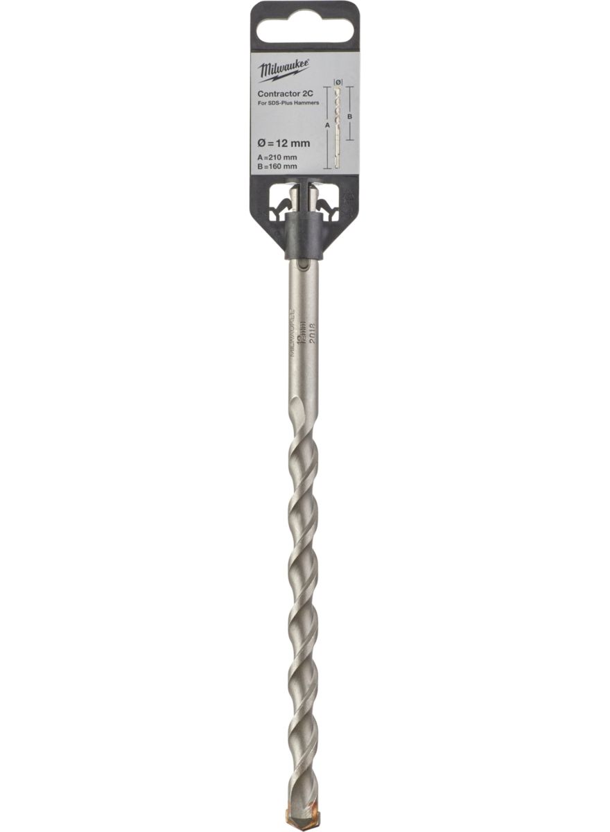 Бур SDS-PLUS Constactor MILWAUKEE діаметр 12x210х150мм (4932471237)