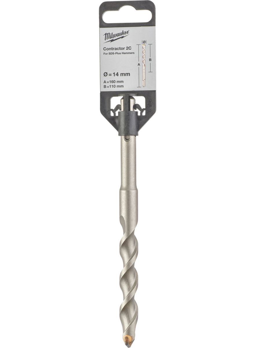 Бур SDS-PLUS Contractor MILWAUKEE діаметр 14x160х100мм (4932471239)