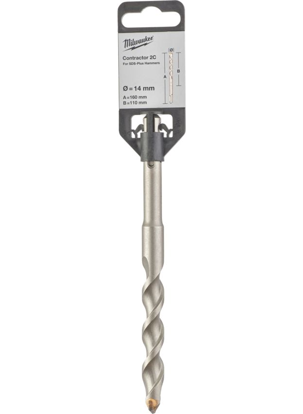 Бур SDS-PLUS Contractor MILWAUKEE діаметр 14x160х100мм (4932471239)