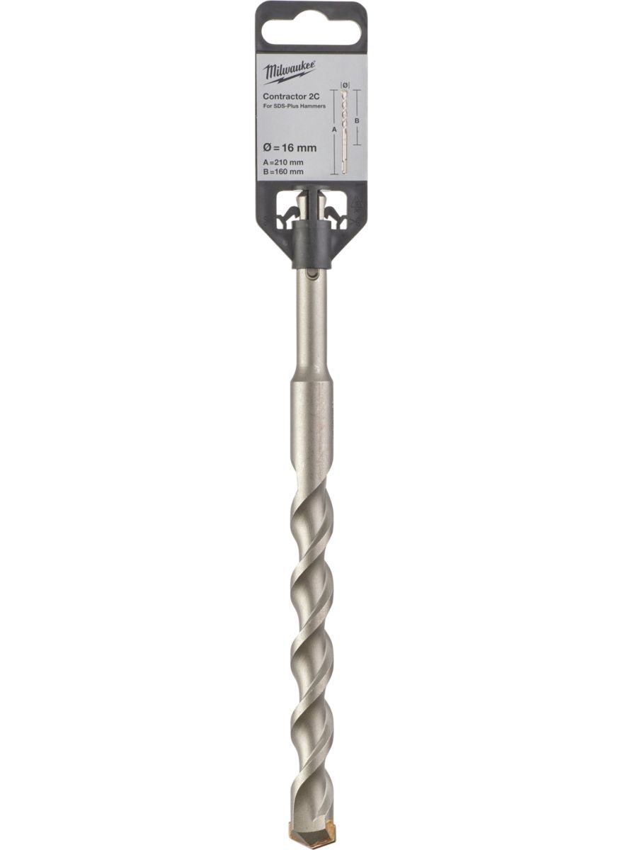 Бур SDS-PLUS Contractor MILWAUKEE діаметр 16x210х150мм (4932471241)