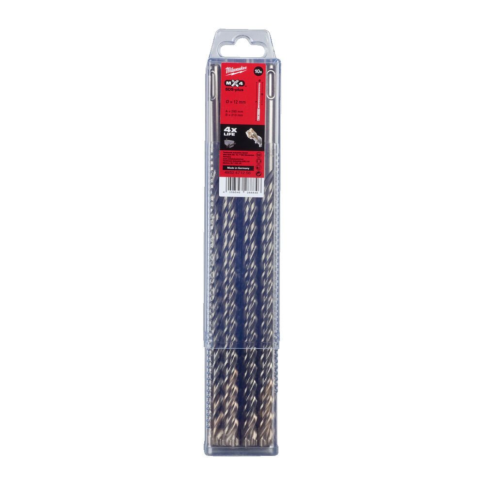 Бур SDS-PLUS MX414x210 (10 шт) MILWAUKEE (4932471257)
