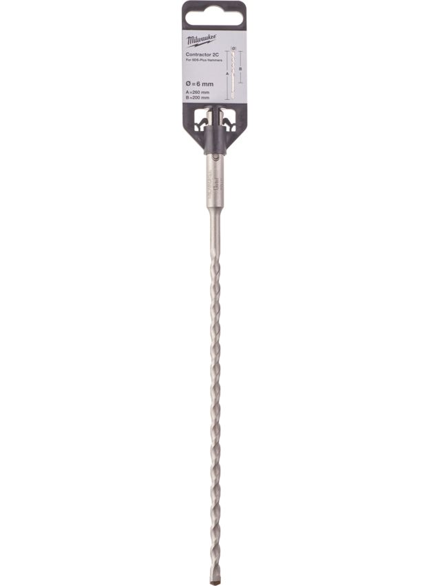 Бур SDS-PLUS Contractor MILWAUKEE діаметр 6x260х200мм (4932471266)
