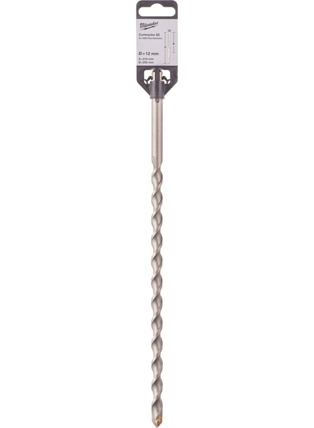 Бур SDS-PLUS Contractor MILWAUKEE діаметр 12x310х250мм (4932471269)