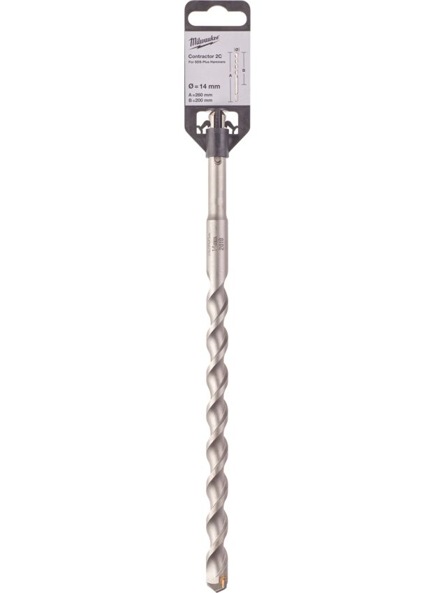 Бур SDS-PLUS Contractor MILWAUKEE діаметр 14x260х200мм (4932471271)