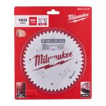 Диск пиляльний по дереву PFTE MILWAUKEE, діаметр 160х20х2,2мм, 48 зуб. (4932471291)