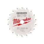 Диск пиляльний по дереву PFTE MILWAUKEE, діаметр 165х20х2,2мм, 24 зуб. (4932471294)