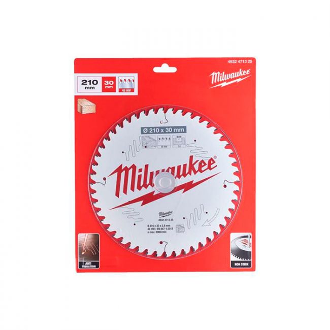 Пильный диск Milwaukee PFTE 210х30х2.8мм 48 зубьев (4932471325)