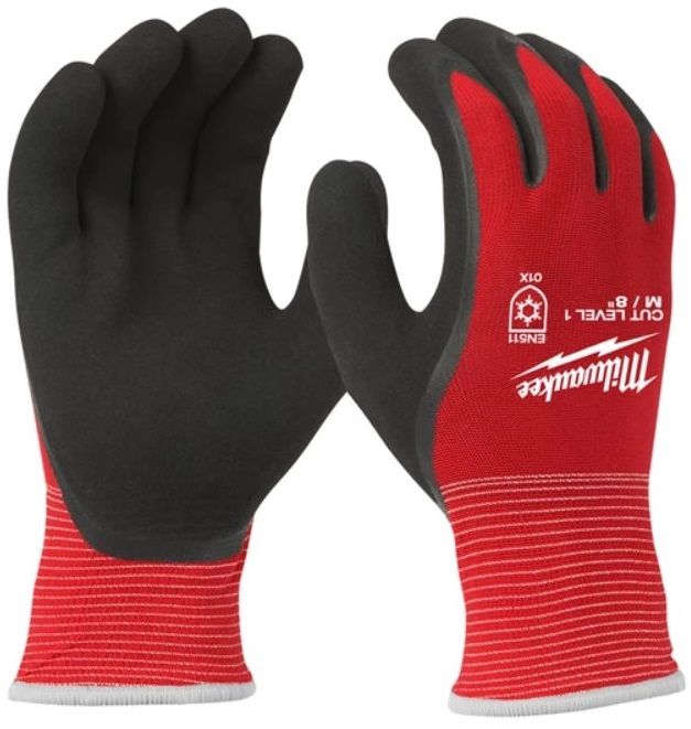 Рукавиці робочі зимові MILWAUKEE, з опором порізам 1/A рівня, розмір 11/XXL (4932471346)