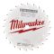 Диск пиляльний по дереву PFTE MILWAUKEE, діаметр 184х5/8"х1,6мм, 24 зуб. (4932471378)