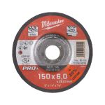 Диск зачистний по металу MILWAUKEE, SG 27/150х6 PRO+, діаметр 150мм (4932471387)